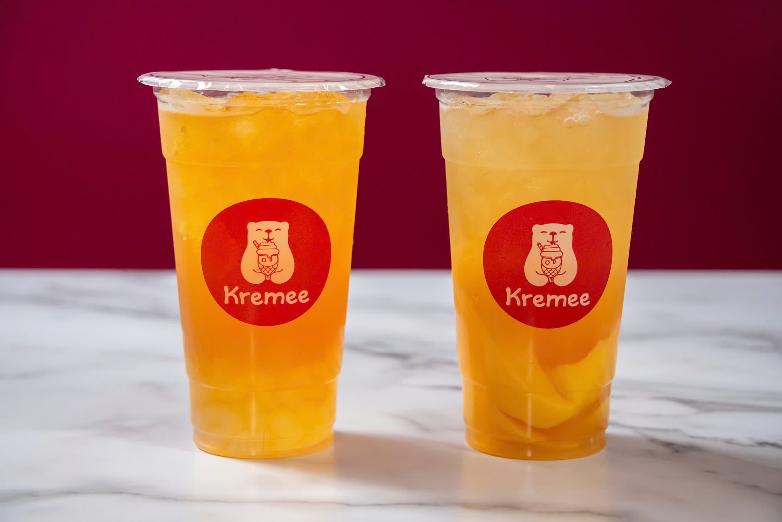 Kremee fruit tea cups